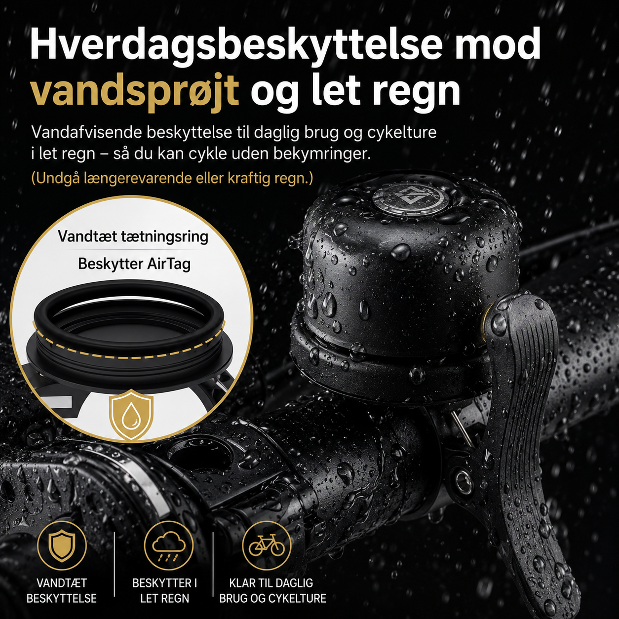 TrackBell™ | Smart ringeklokke med iPhone- og Android-tracking