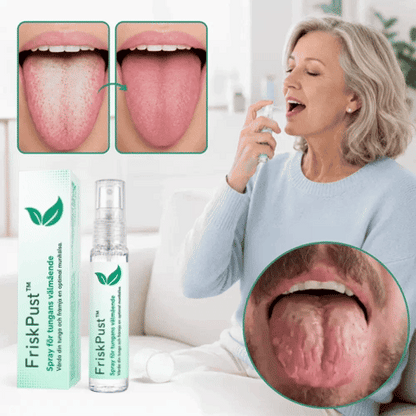 FriskPust™ – 1+1 GRATIS | Spray til frisk ånde | Frisk ånde på få sekunder – selv efter kaffe og hvidløg