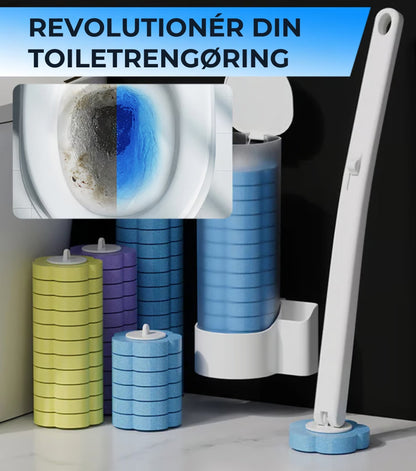 RenKlik™ – Hygiejnisk toiletbørste med udskiftelige rengøringshoveder