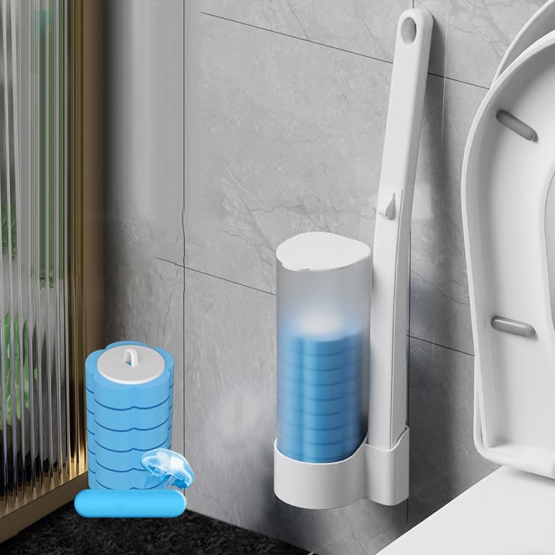 RenKlik™ – Hygiejnisk toiletbørste med udskiftelige rengøringshoveder