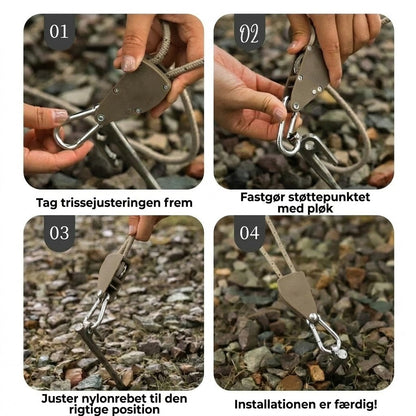 CampTight™ – Justerbare campingreb