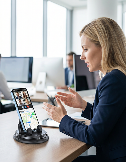 MobilGrebet™ - Roterbar mobilholder til bilens instrumentbræt