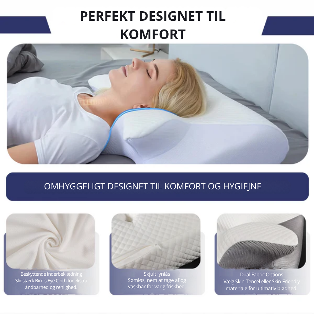 NordicRest™ | Ergonomisk støtte til nakke og skuldre