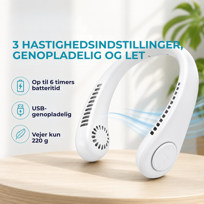 HalsBrise™ - Let nakkeblæser til varme dage