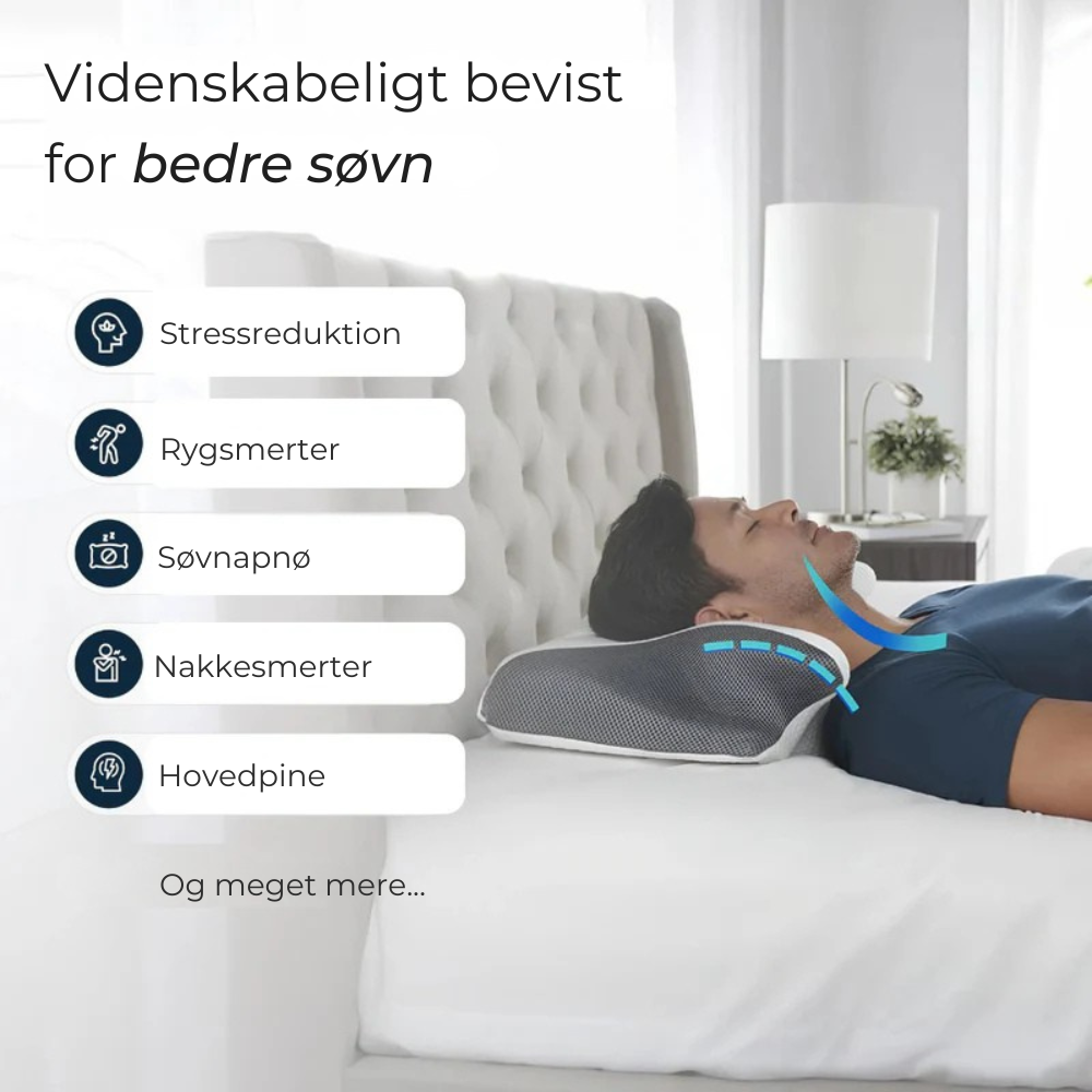 NordicRest™ | Ergonomisk støtte til nakke og skuldre