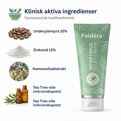 Foldéra™ | Hudfoldsbetændelse Lindring | Behandler 99% Af Hudfoldsudslæt Fra Første Påføring