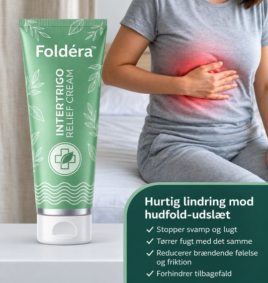 Foldéra™ | Hudfoldsbetændelse Lindring | Behandler 99% Af Hudfoldsudslæt Fra Første Påføring