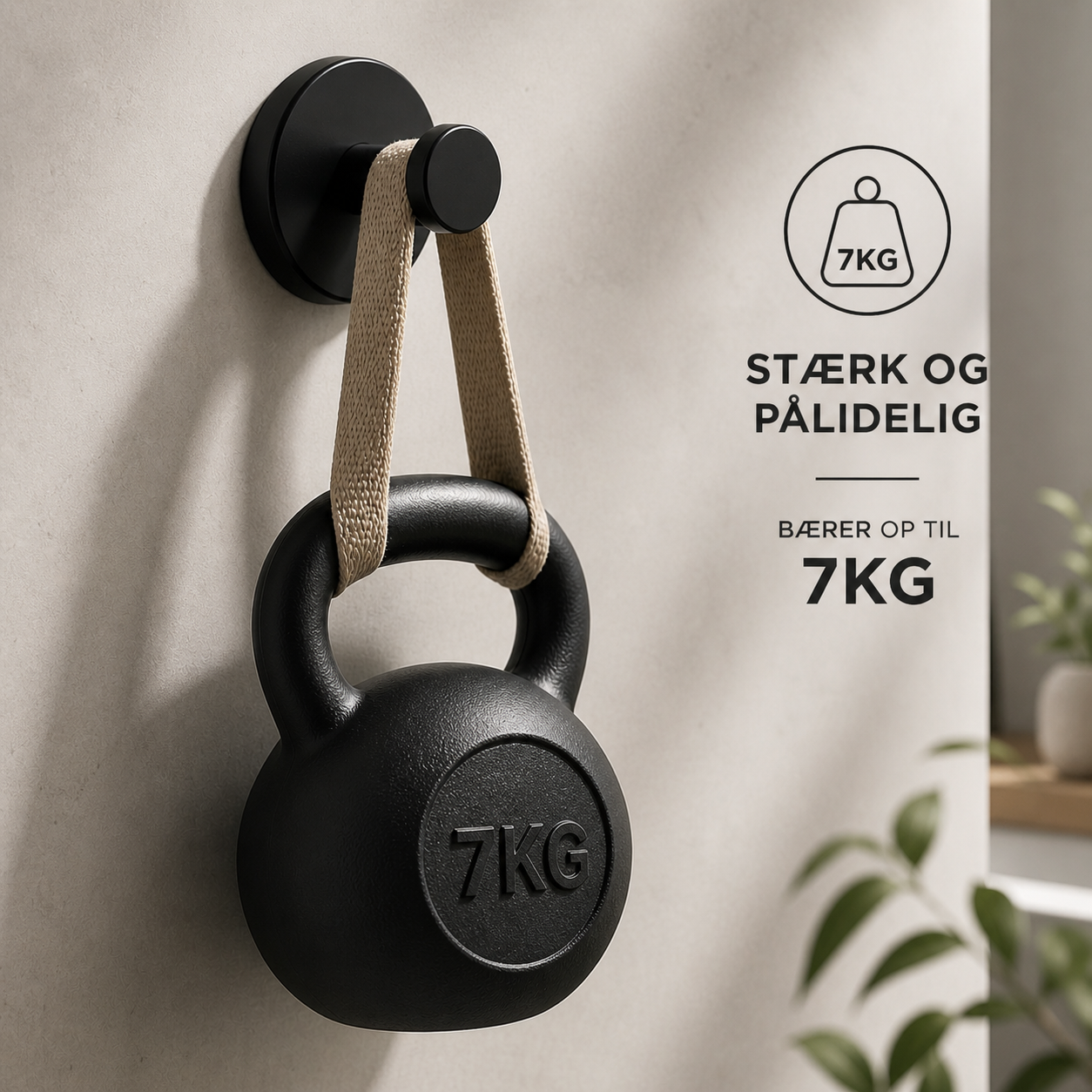 NordKrog™ - Elegant ophæng uden boring | 4-pak