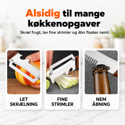 SliceMate™ - Skær, skræl & striml på sekunder