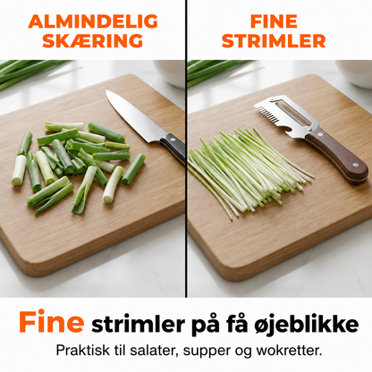 SliceMate™ - Skær, skræl & striml på sekunder