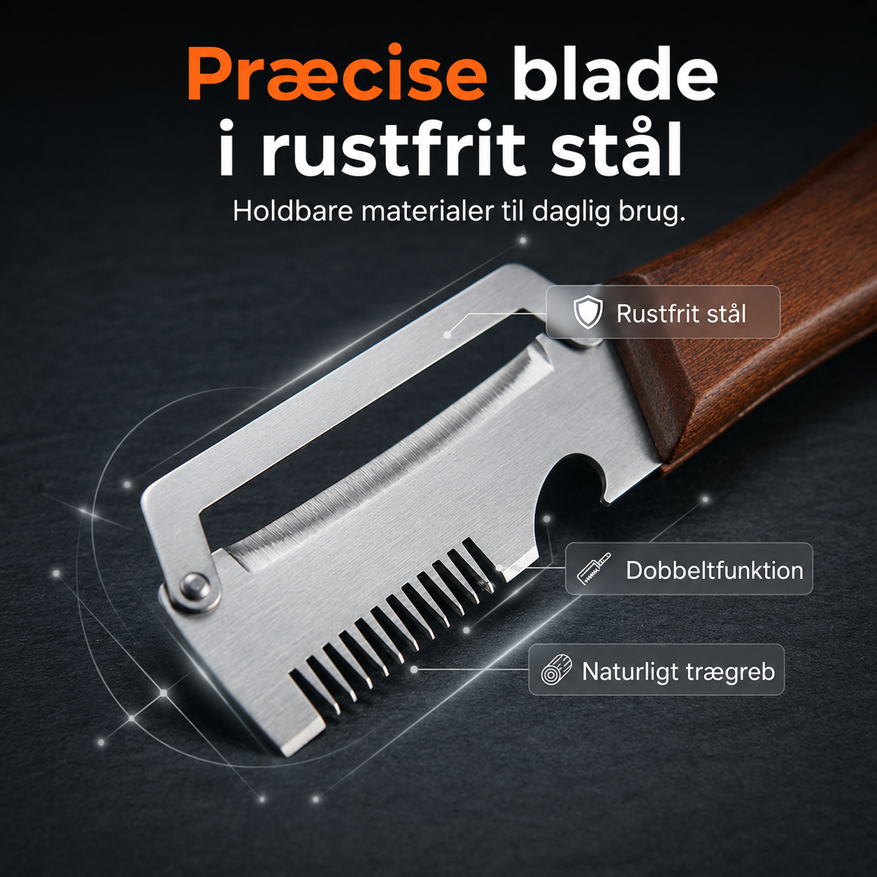SliceMate™ - Skær, skræl & striml på sekunder