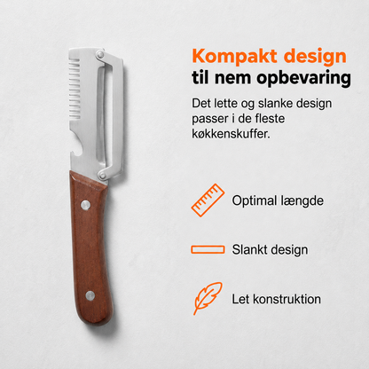 SliceMate™ - Skær, skræl & striml på sekunder