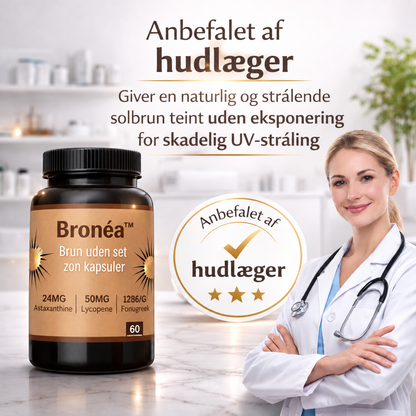 Bronéa™ | Bruningssupplementer | Få En Naturligt Solbrun Hud På Kun 7 Dage!