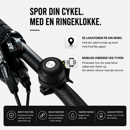 TrackBell™ | Smart ringeklokke med iPhone- og Android-tracking