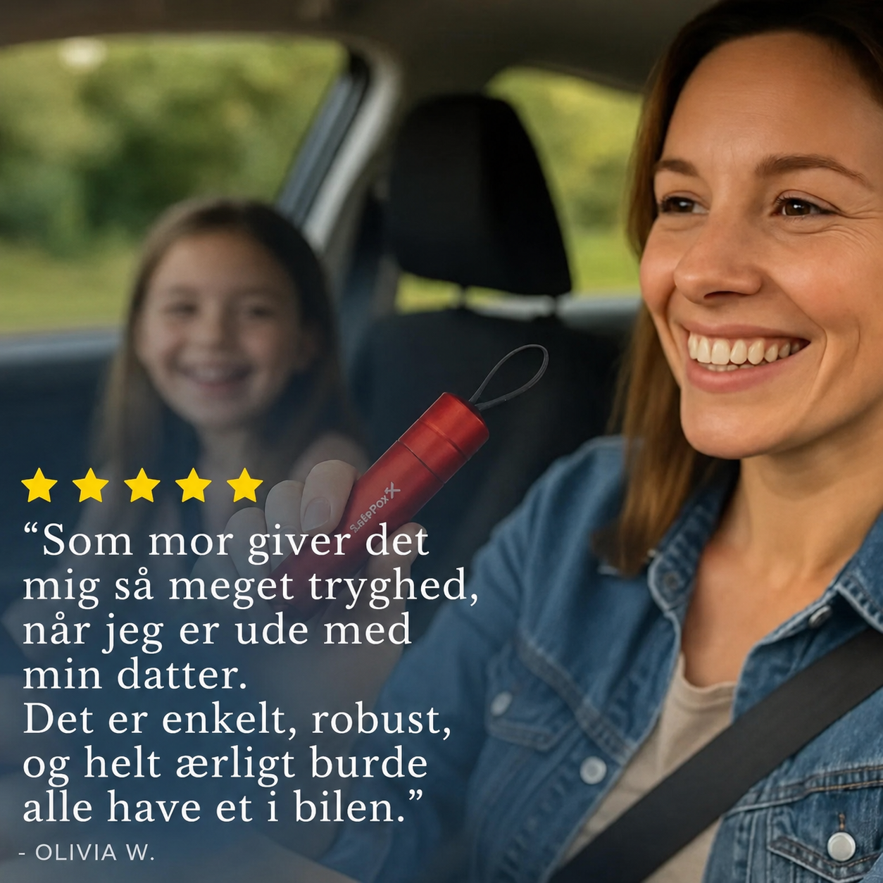 SafeBreak™ - Mini nødhammer – når hvert sekund tæller