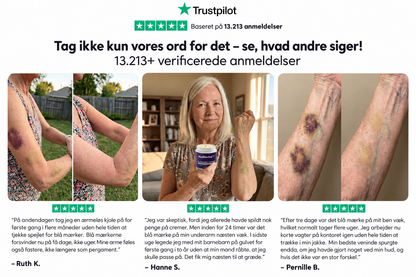 HudRevive™ | Fjerner blå mærker og genopretter fast hud på 24 timer
