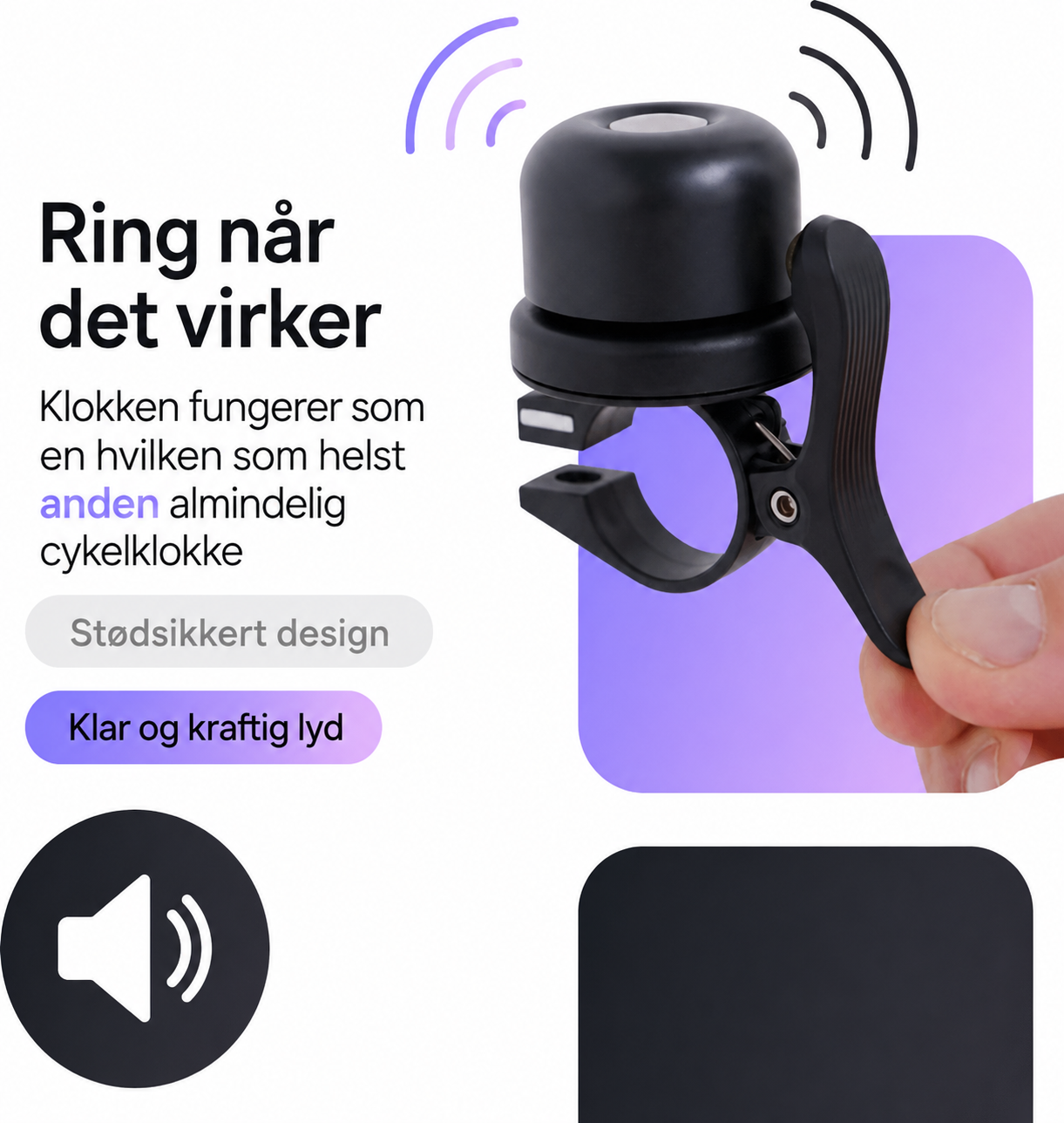 TrackBell™ | Smart ringeklokke med iPhone- og Android-tracking
