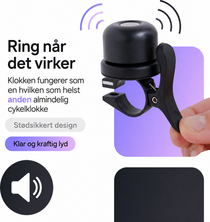 TrackBell™ | Smart ringeklokke med iPhone- og Android-tracking