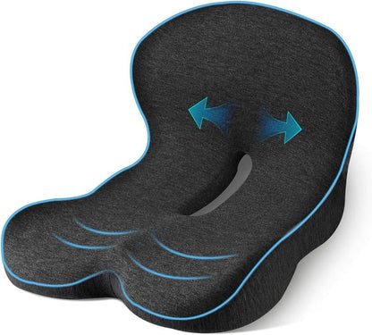 SeatEase™ | Ergonomisk sædepude i memoryskum til bedre siddekomfort